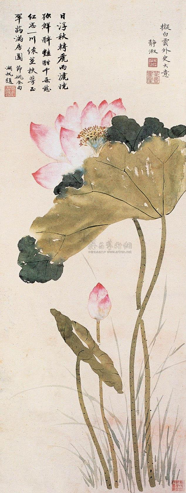 潘静淑《红芙蕖》